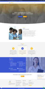 aneustaffing is a healthcare website design by ineedmarketer
