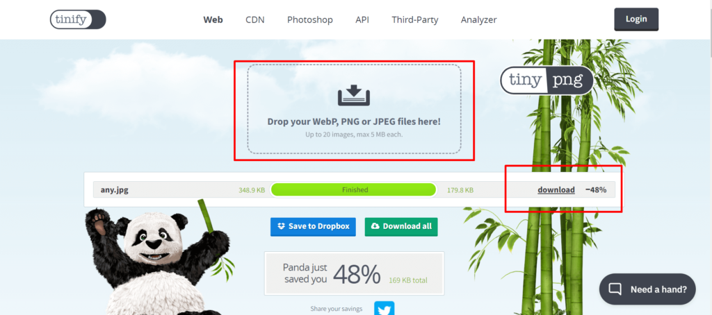 How to speed up a website with optimize images